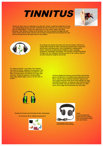 Tinnitus - Poster (pdf 398 kB, ny flik).